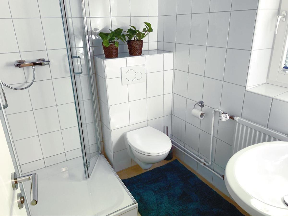Historische Ferienwohnung mit Kamin in Lich Exterior foto
